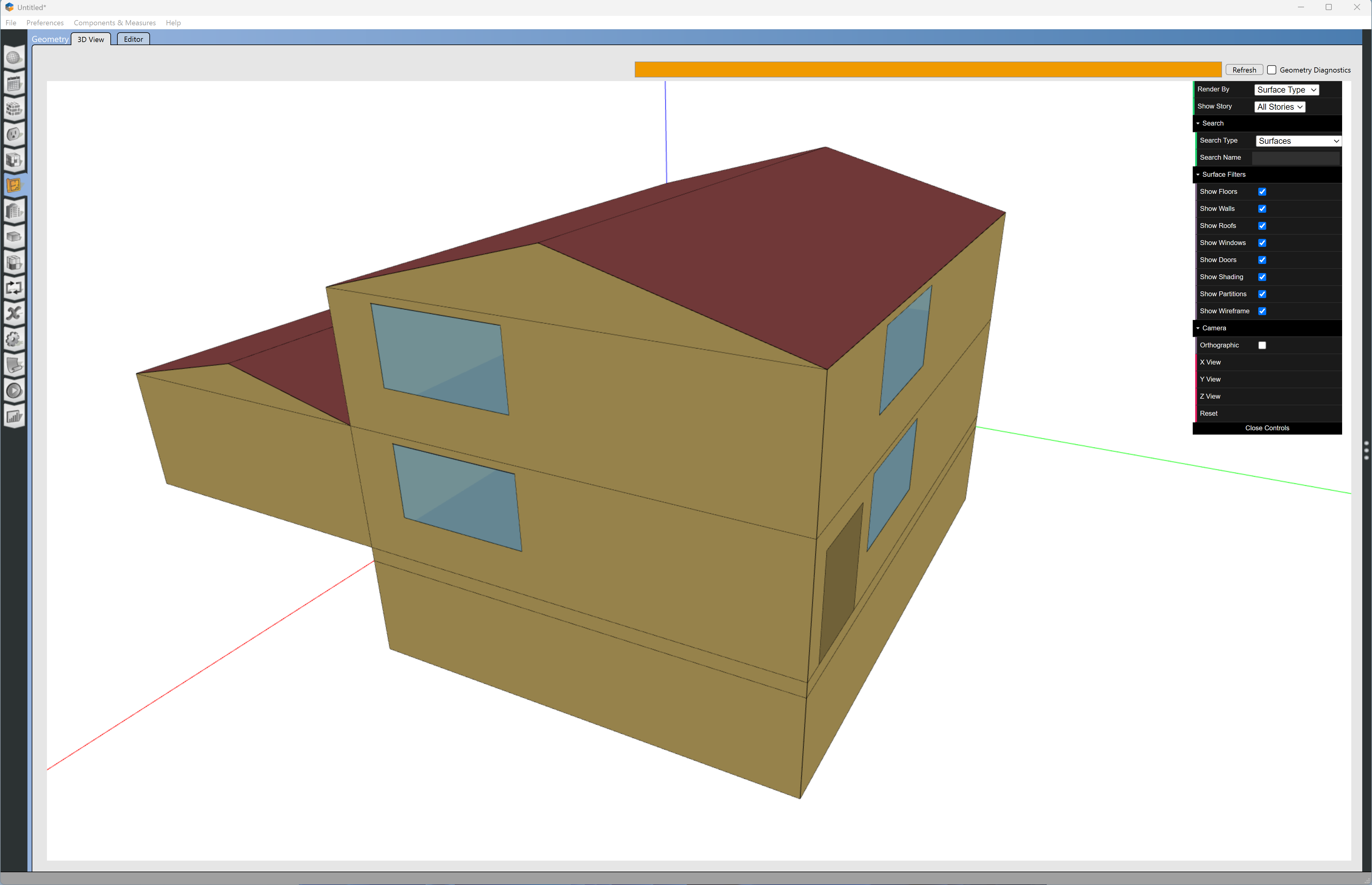PNNL Single-family detached house with basement